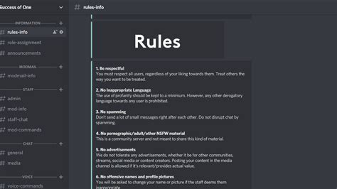 copy n paste discord rules